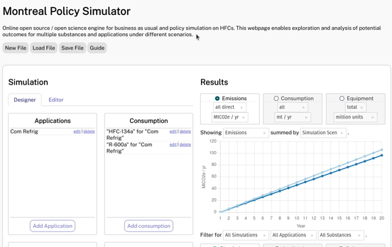 Animated GIF of adding the second policy